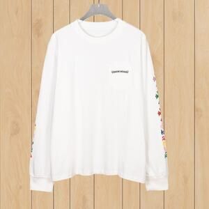 Chrome Hearts Men's Classic White Long Sleeve Shirt